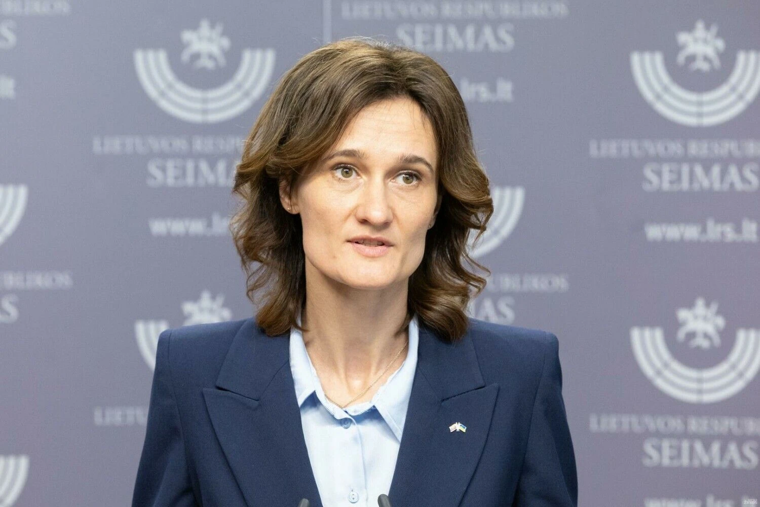 Viktorija Čmilytė-Nielsen, Seimo pirmininkė. Juditos Grigelytės (VŽ) nuotr.