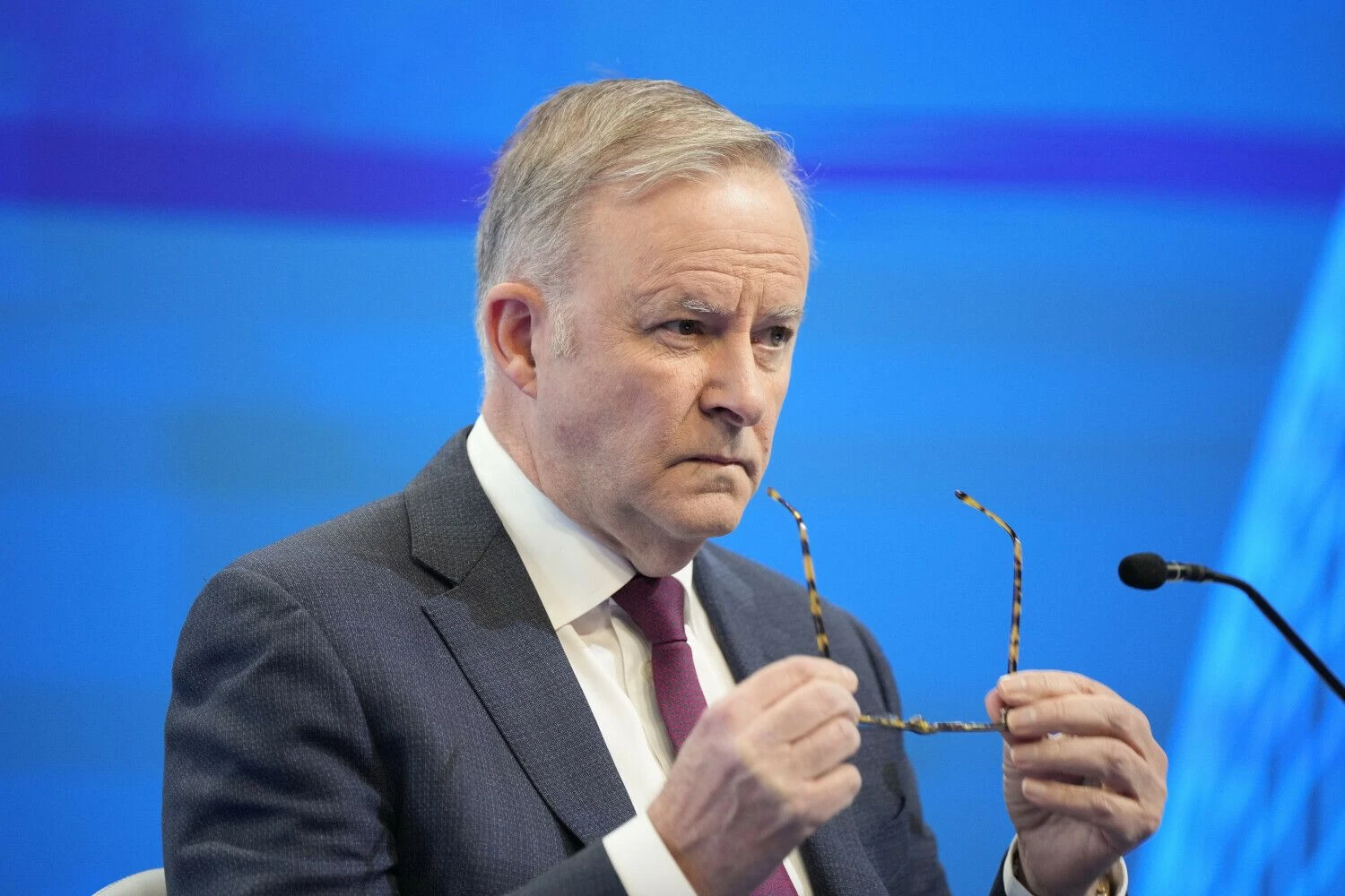 Australijos premjeras Anthony Albanese‘is. Vincento Thiano („AP Photo“ / „Scanpix“) nuotr.