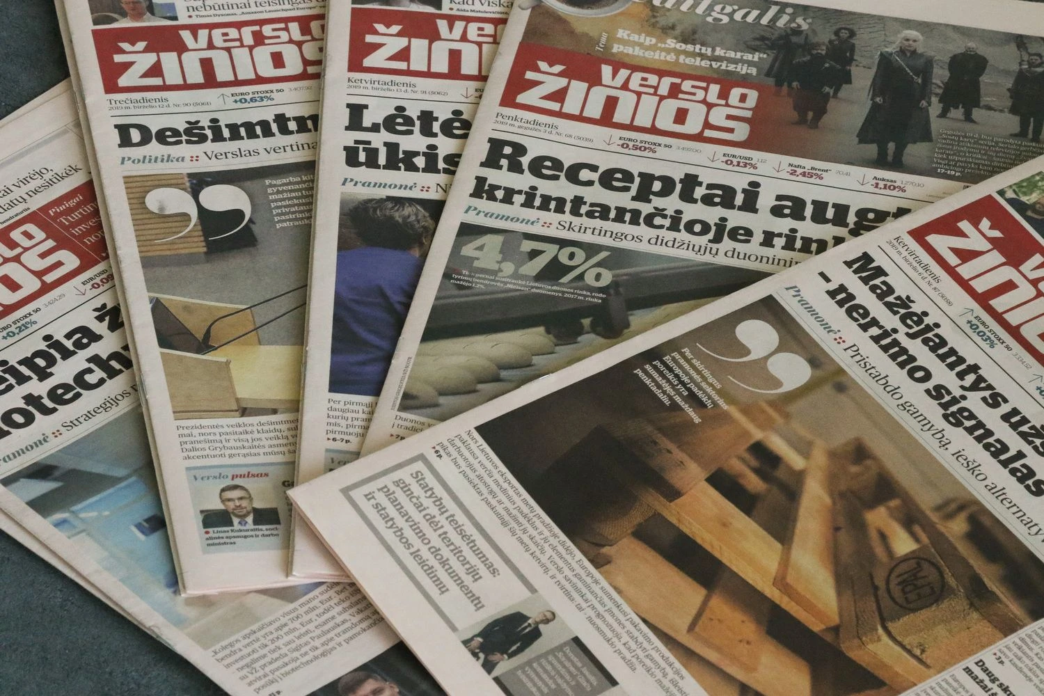 Laikraštis Verslo žinios. Vladimiro Ivanovo (VŽ) nuotr.