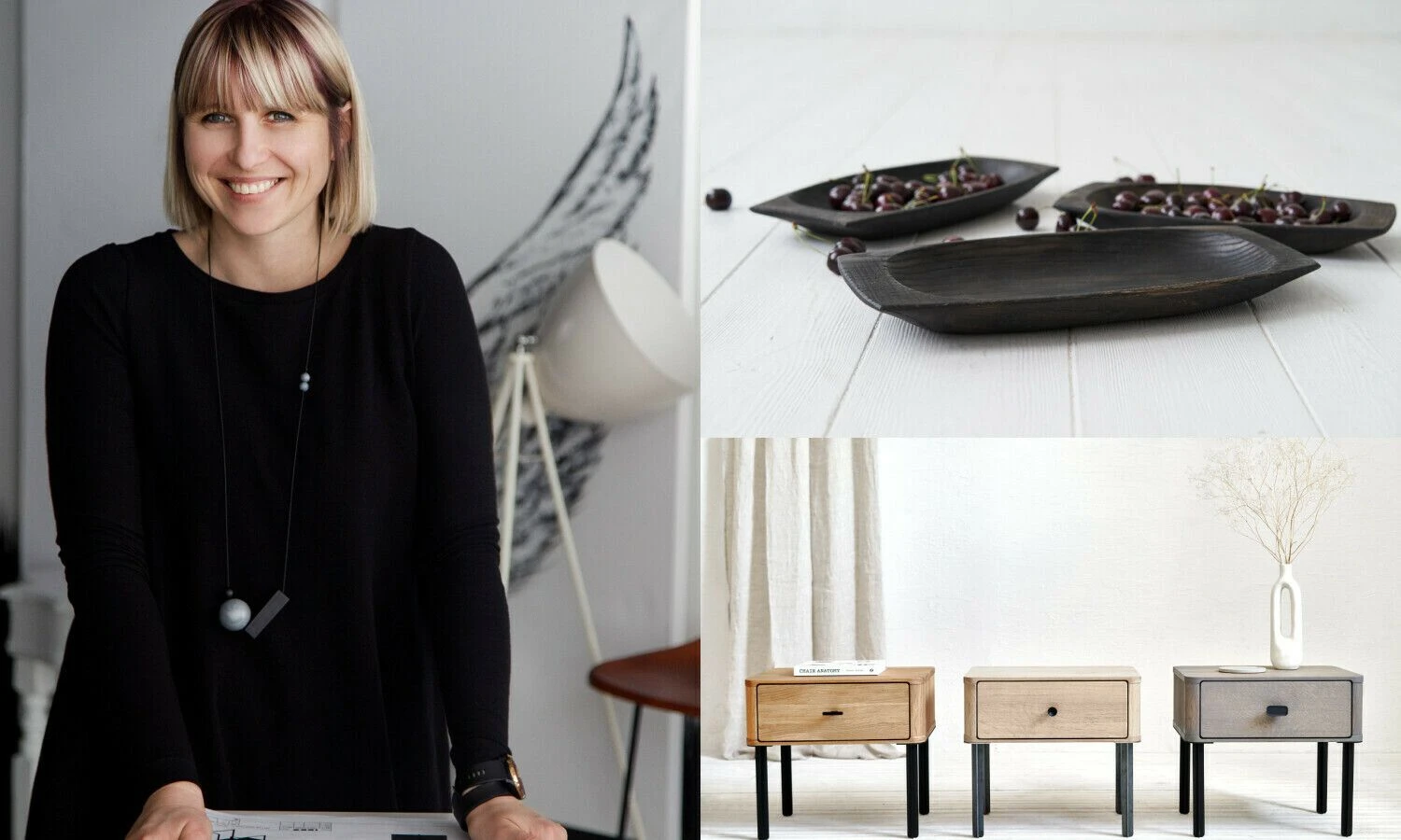 Ieva Dorelaitienė, UAB „Šešios ryto“, dirbančios su prekių ženklu IDDO, vadovė ir bendraturtė. VŽ koliažas.