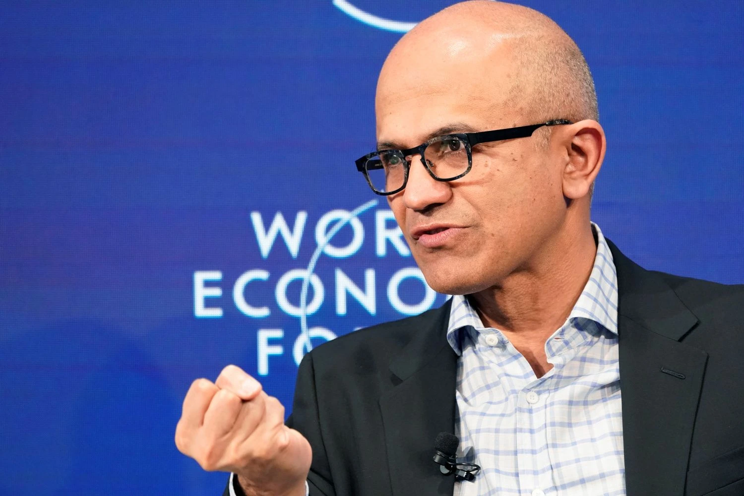 Satyą Nadellą, „Microsoft“ generalinį direktorių, „Financial Times“ paskelbė 2019-ųjų Metų žmogumi. Denis Balibouse’o („Reuters“ / „Scanpix“) nuotr. 