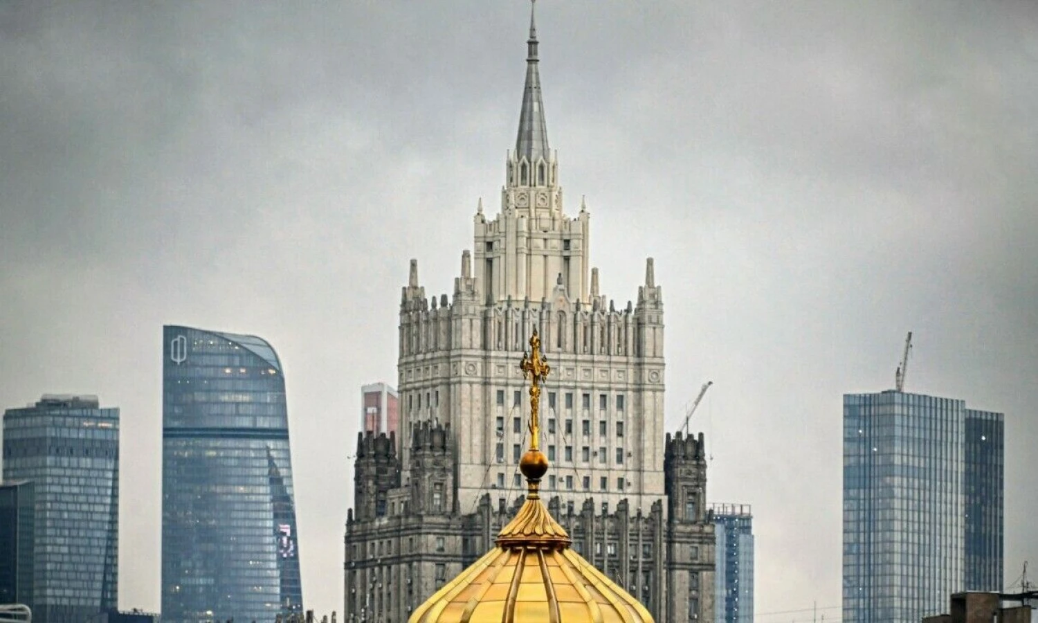 Rusijos URM pastatas. Alexanderio Nemenovo (AFP/„Scanpix“) nuotr.
