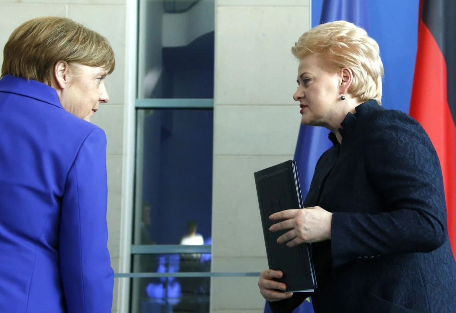 Angela Merkel, Dalia Grybauskaitė. Fabrizio Benscho (Reuters / Scanpix) nuotr.