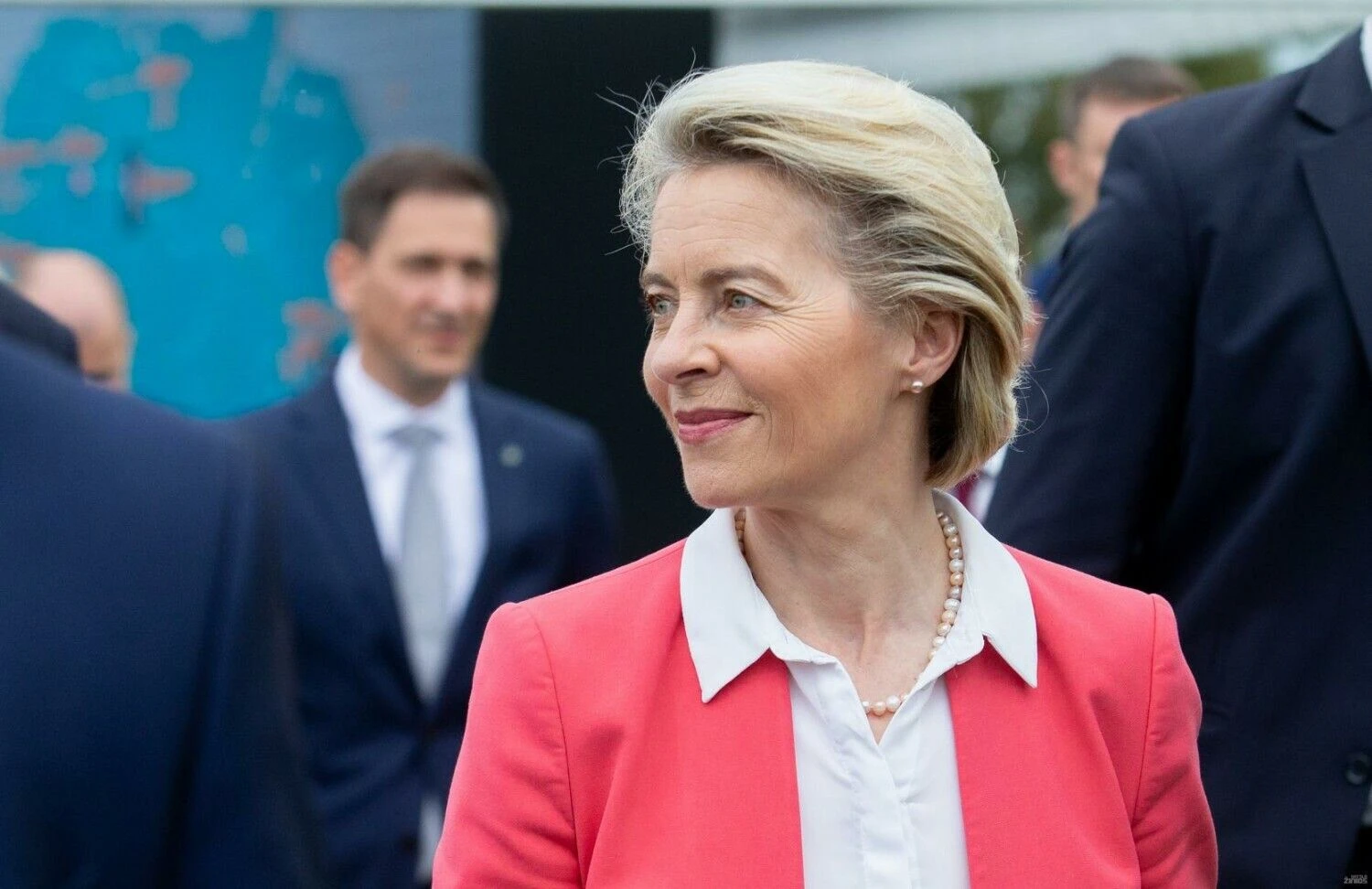 Europos Parlamentas balsuos dėl Europos Komisijos pirmininkės Ursulos von der Leyen paskyrimo antrai kadencijai. Juditos Grigelytės (VŽ) nuotr.