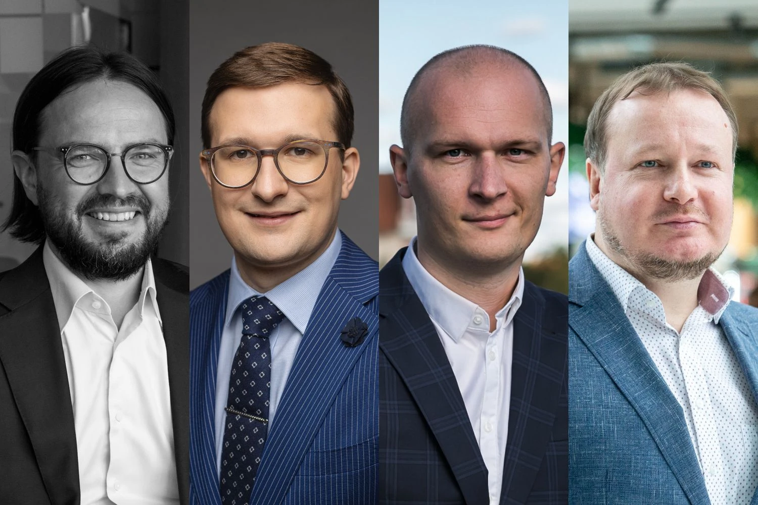 Giedrius Brūzgė, UAB „Eika“ turto valdymo departamento direktorius, Vytis Kapočius, UAB „Newsec Advisers LT“  logistikos ir pramonės segmento vadovas Baltijos šalyse, Aurimas Astramskas, UAB „Colliers International Advisors“ vadovas, Saulius Vagonis, „Ober-Haus“ vertinimo ir rinkos tyrimų departamento vadovas. VŽ koliažas.