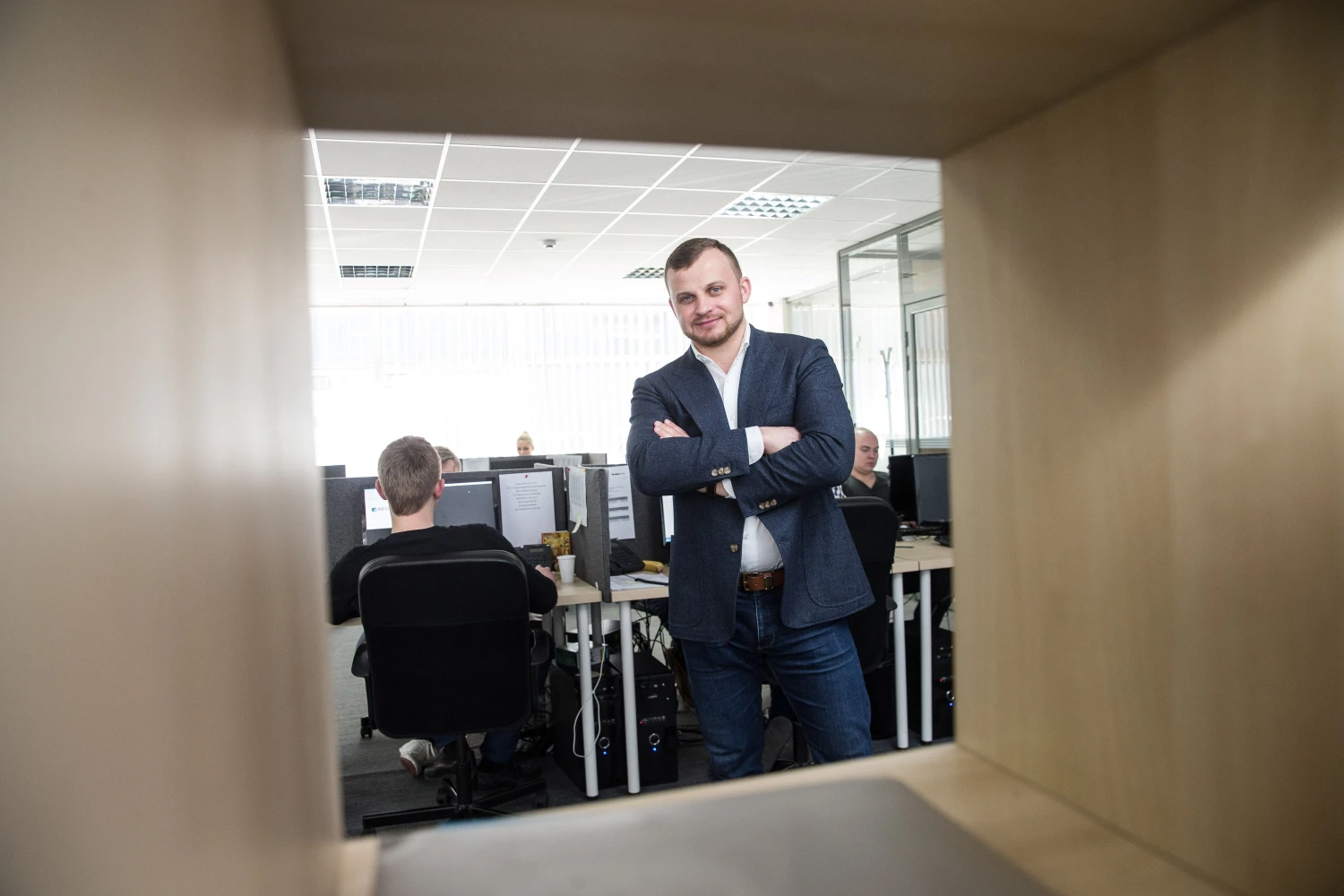 Ignas Mockevičius, UAB „Revena“ direktorius: „„Verslo valdymo sistemoje aiškiai matyti, ką kiekvienas darbuotojas padarė. Tai paranku vadovui, nes jis žino, kaip dirba komanda.“ 
VLADIMIRO IVANOVO (VŽ) NUOTR.

