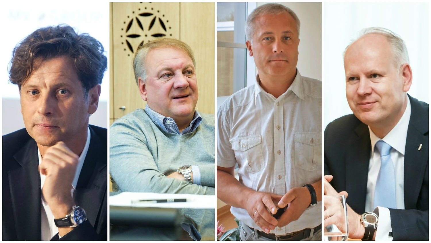 Iš kairės – Darius Mockus, Remigijus Milašius, Viktoras Adomaitis, Rolandas Viršilas.
VŽ montažas