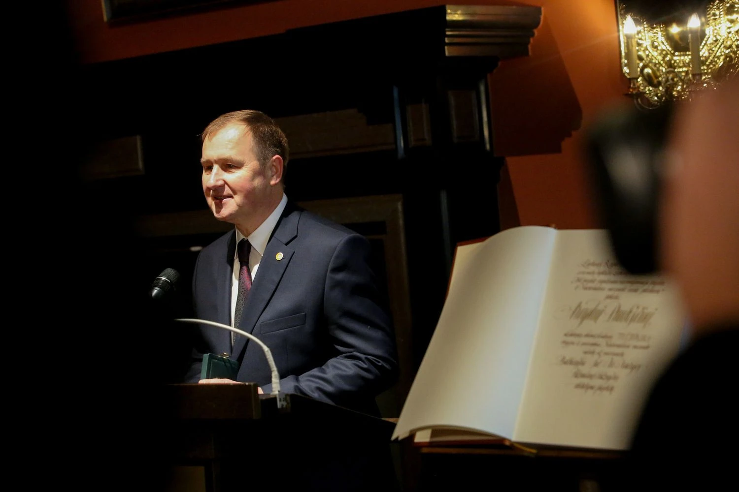 Verslininkas Arvydas Paukštys į nacionalinių mecenatų knygą įrašytas pirmuoju numeriu.  Vidmanto Balkūno „15min“ nuotr. 