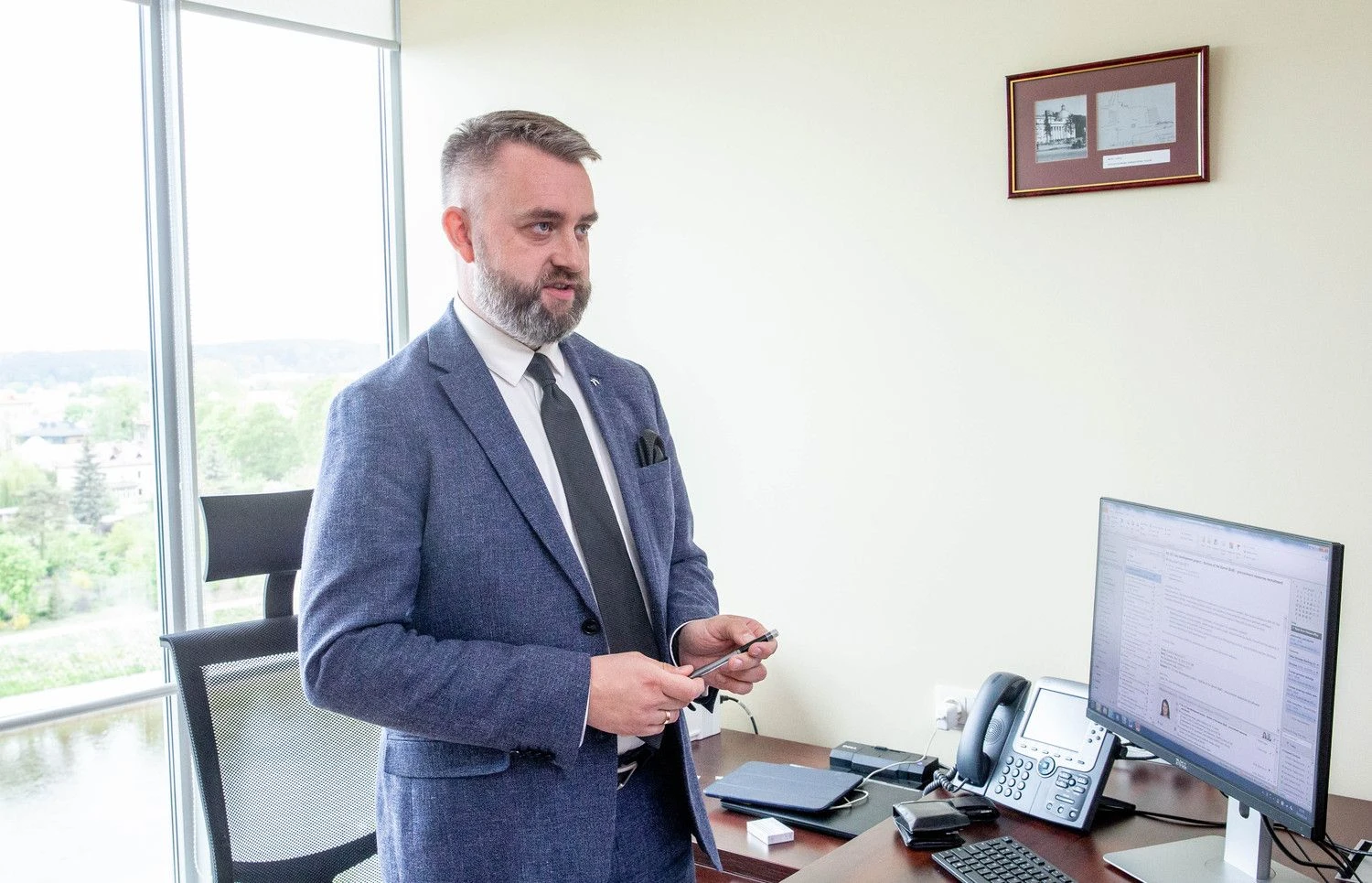 Michalas Rudnickis, AB „Orlen Lietuva“ generalinis direktorius. Juditos Grigelytės (VŽ) nuotr.