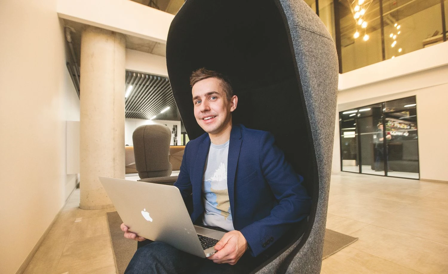 Edgaras Jasalinis, UAB „Kesko Senukai Digital“ komercijos vadovas. Juditos Grigelytės (VŽ) nuotr.