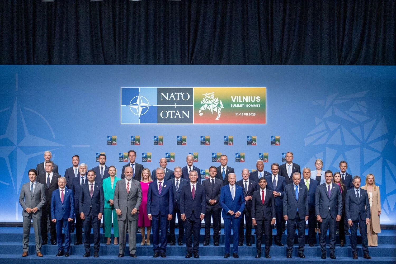 Trijų dešimčių NATO valstybių lyderiai susitiko Vilniuje. Roberto Dačkaus (LR Prezidento kanceliarija) nuotr.