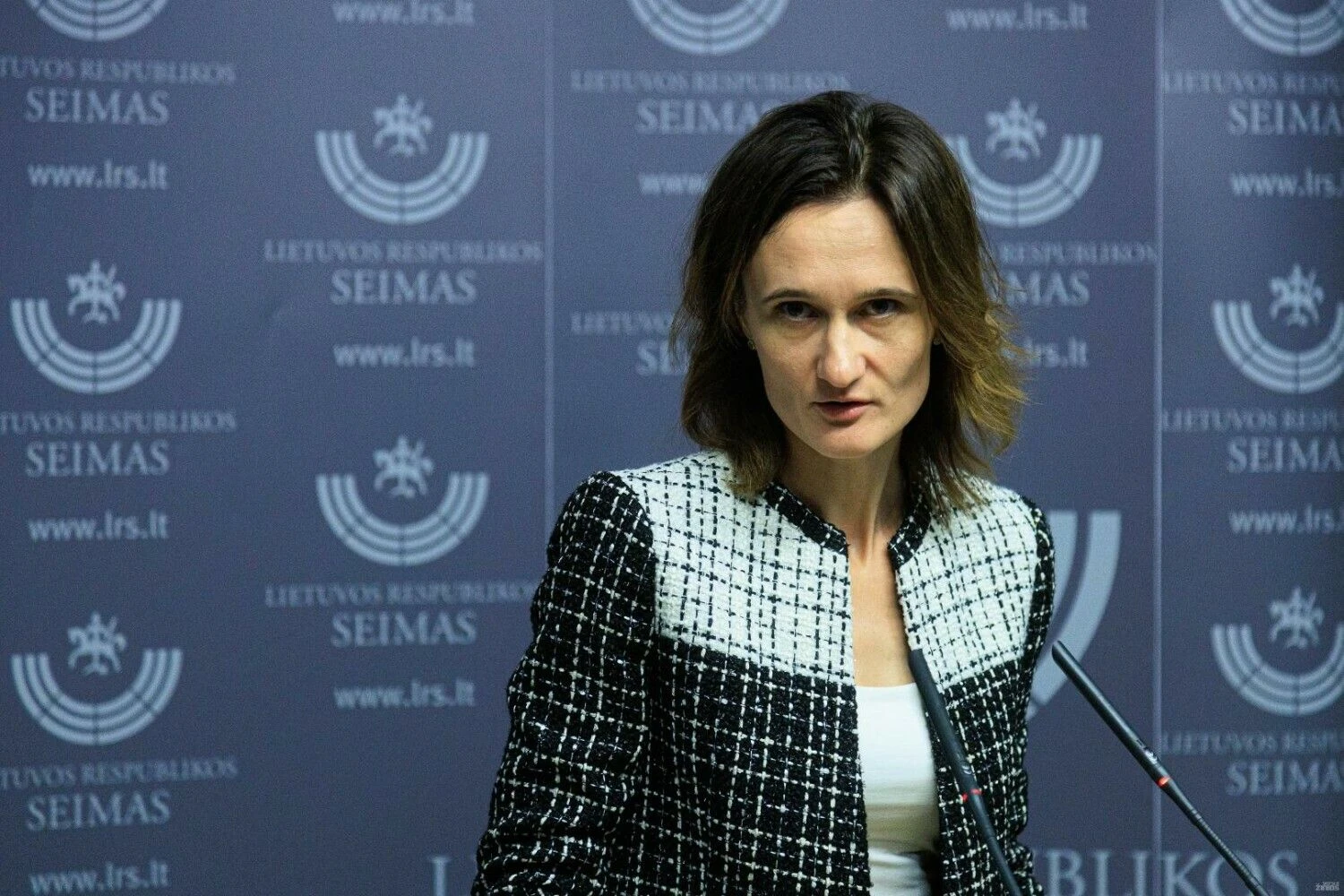 Viktorija Čmilytė-Nilsen, Seimo pirmininkė. Vladimiro Ivanovo (VŽ) nuotr.