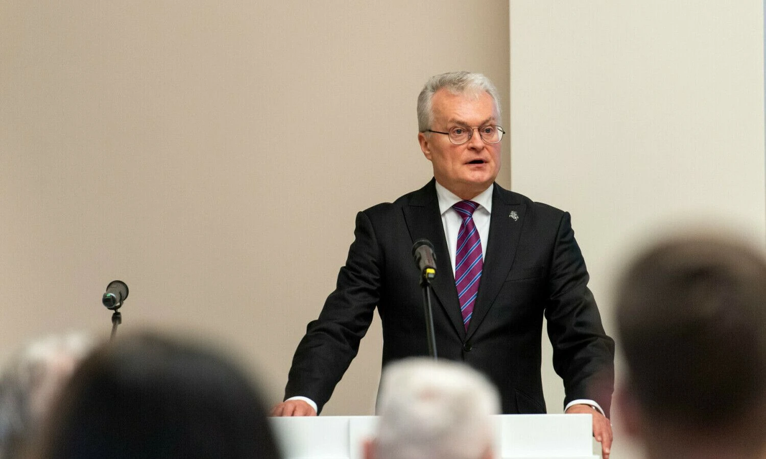 Gitanas Nausėda, Lietuvos prezidentas. Roberto Dačkaus (Lietuvos Respublikos Prezidentūros) nuotr.