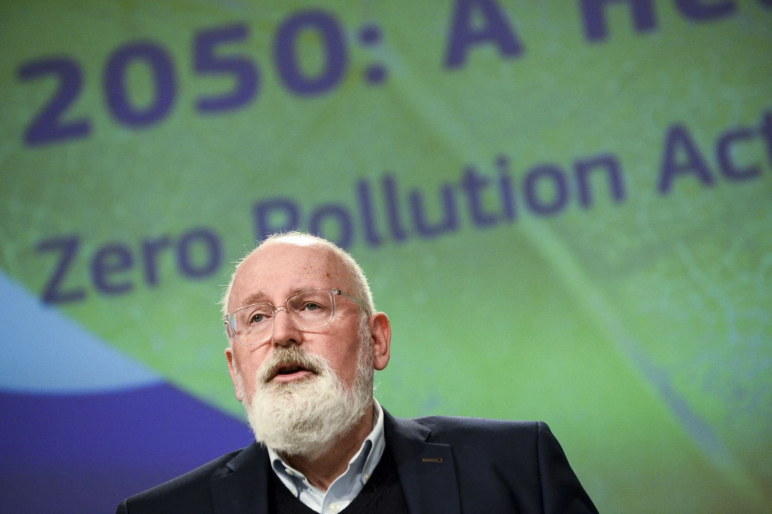 Europos Komisijos vicepirmininkas Fransas Timmermansas. (Johanna Geron (AP/„Scanpix“) nuotr. 