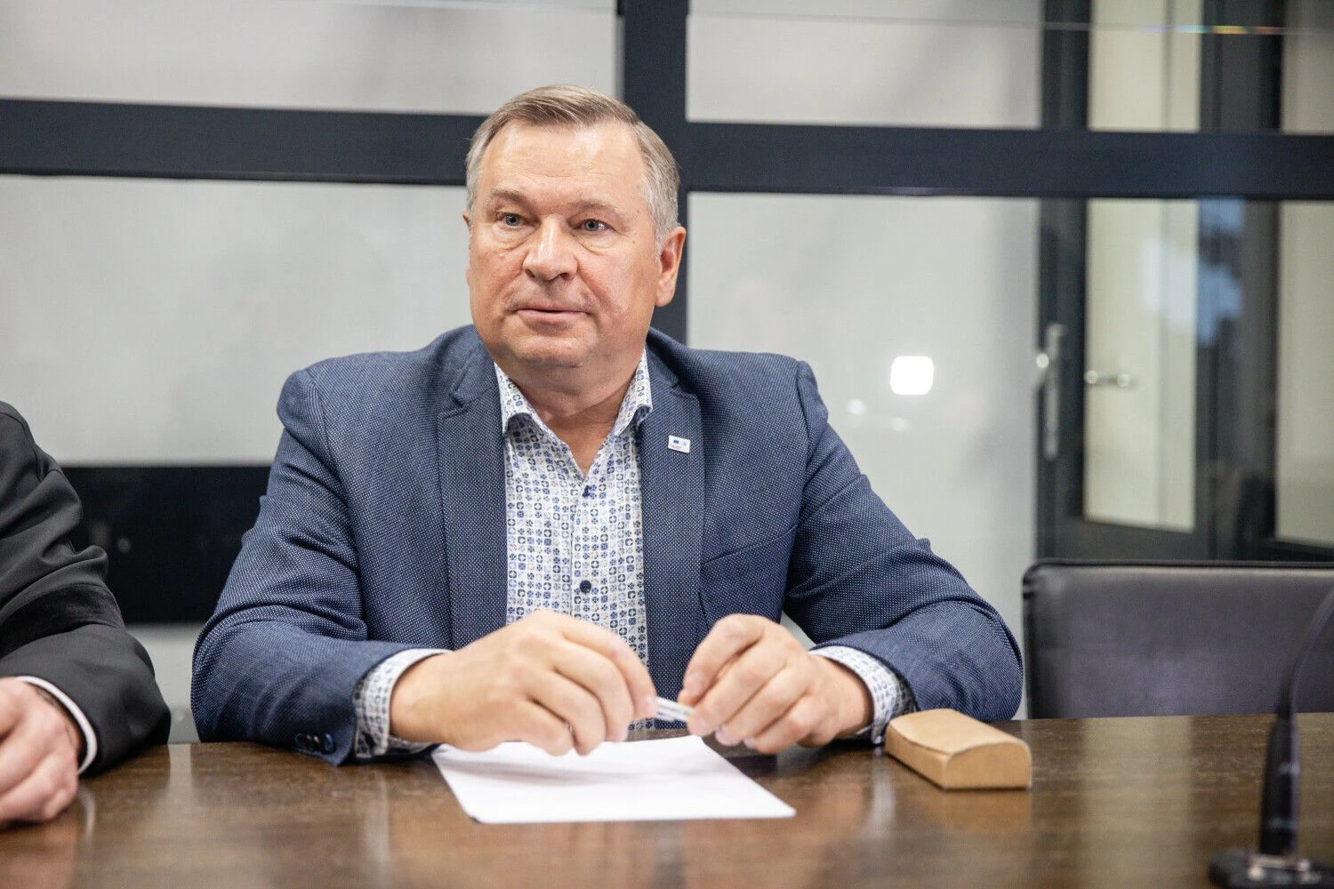 Algirdas Vrubliauskas, Alytaus rajono tarybos narys Kauno apygardos teisme. Teodoro Biliūno (BNS) nuotr.