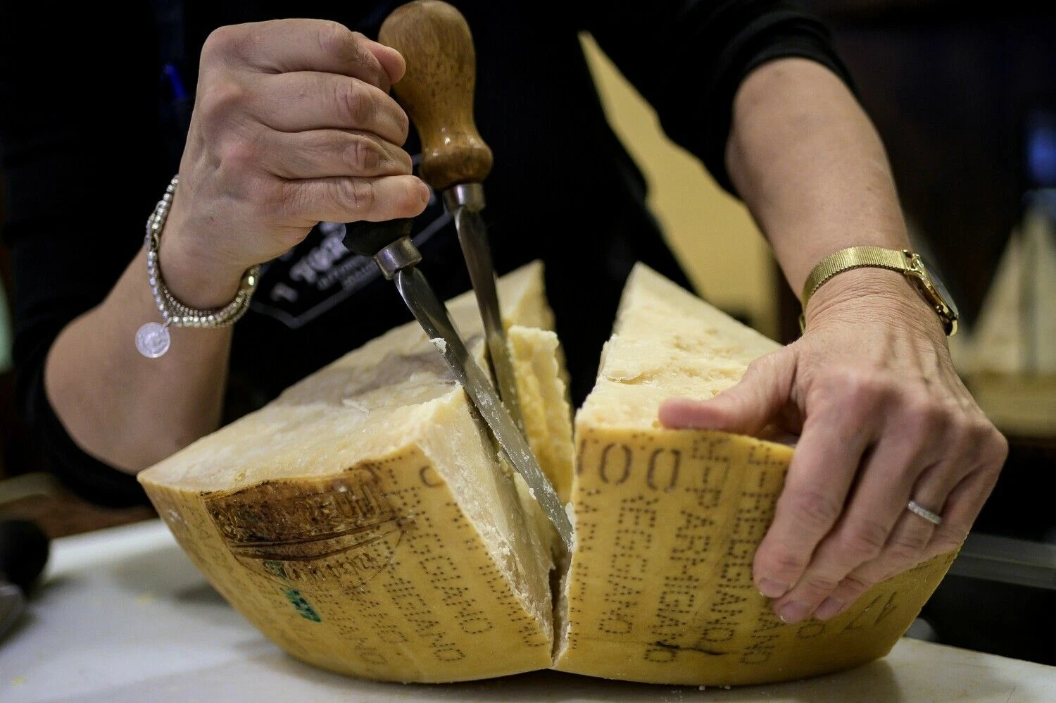 Parmidžano sūris. Marco Beretollelo (AFP/„Scanpix“) nuotr.