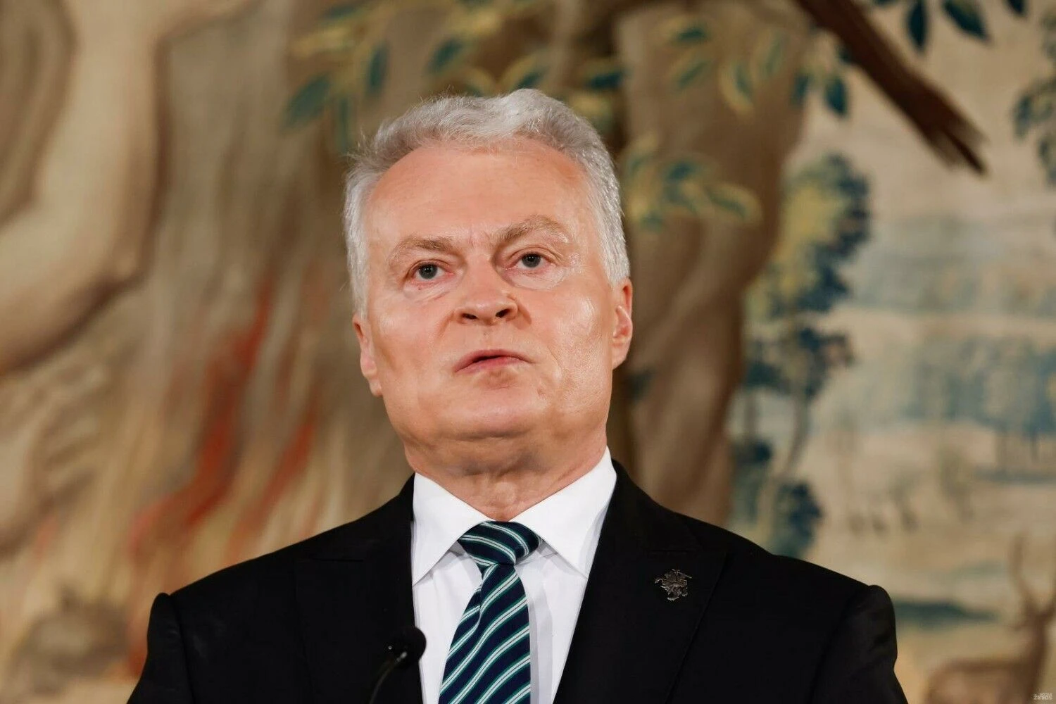 Prezidento Gitano Nausėdos spaudos konferencija. Juditos Grigelytės (VŽ) nuotr.