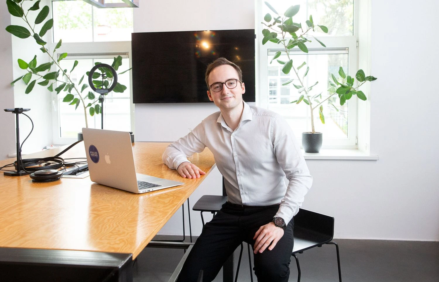 Jonas Kavaliauskas, švietimo konsultacijų „Atlas Academy“ įkūrėjas. Juditos Grigelytės (VŽ) nuotr.