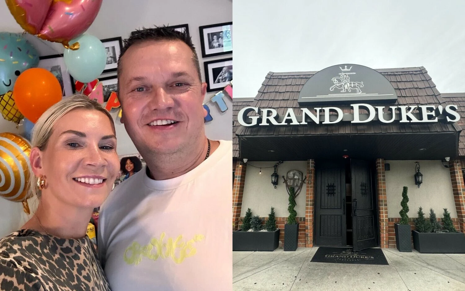 Laura ir Andrius Bučai, restorano „Grand Dukes Restaurant“ Čikagoje įkūrėjai. VŽ koliažas