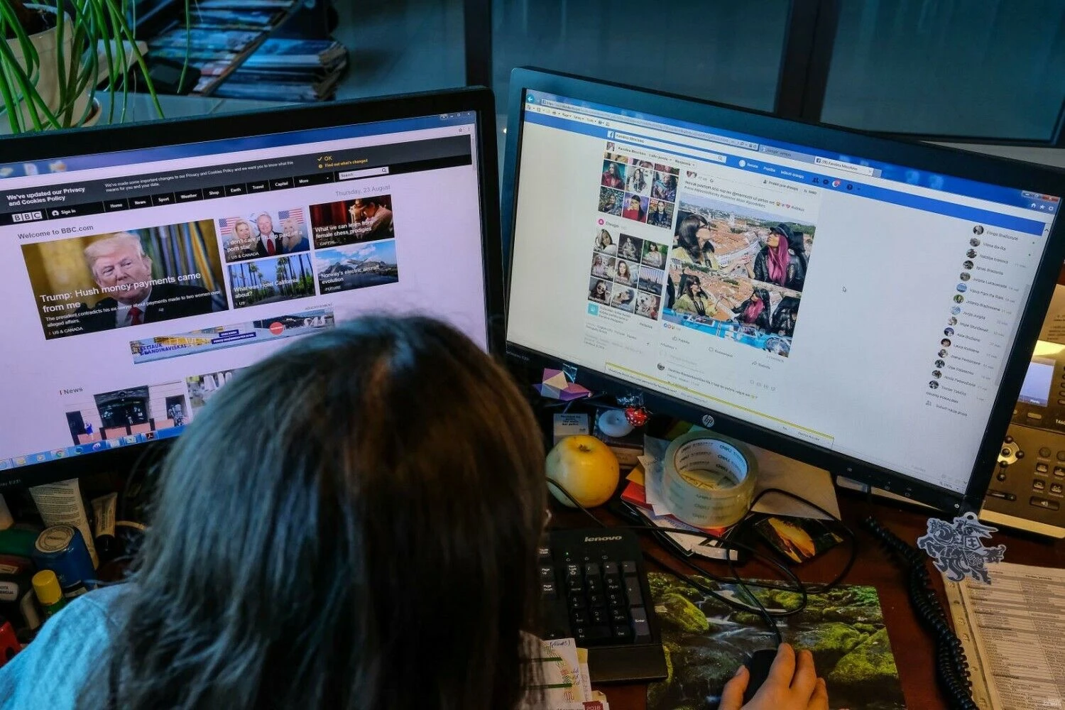 Socialiniai tinklai, Facebook. Vladimiro Ivanovo (VŽ) nuotr.