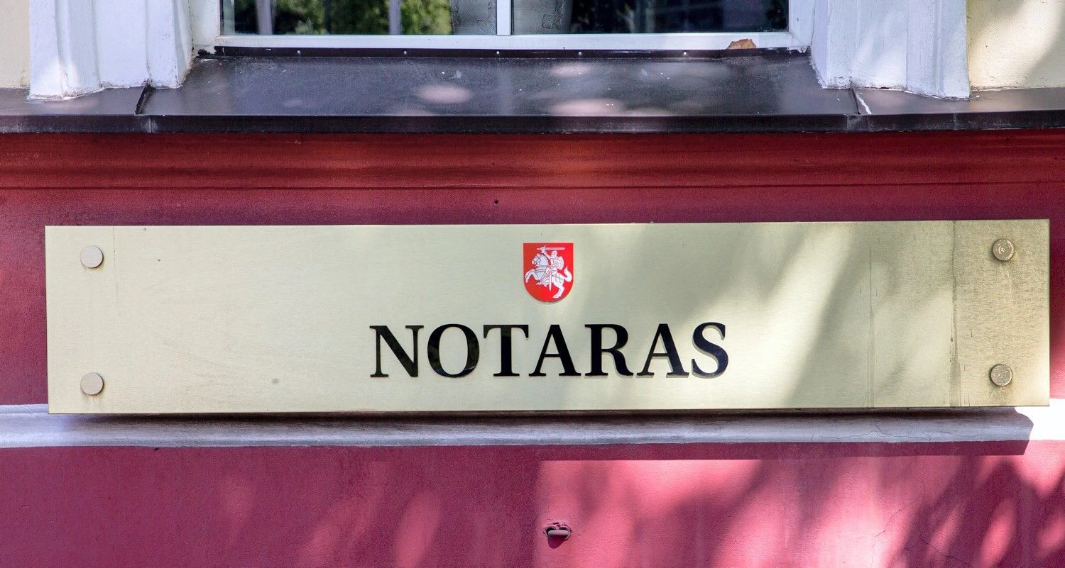 Notaro biuras Vilniuje. Juditos Grigelytės (VŽ) nuotr.