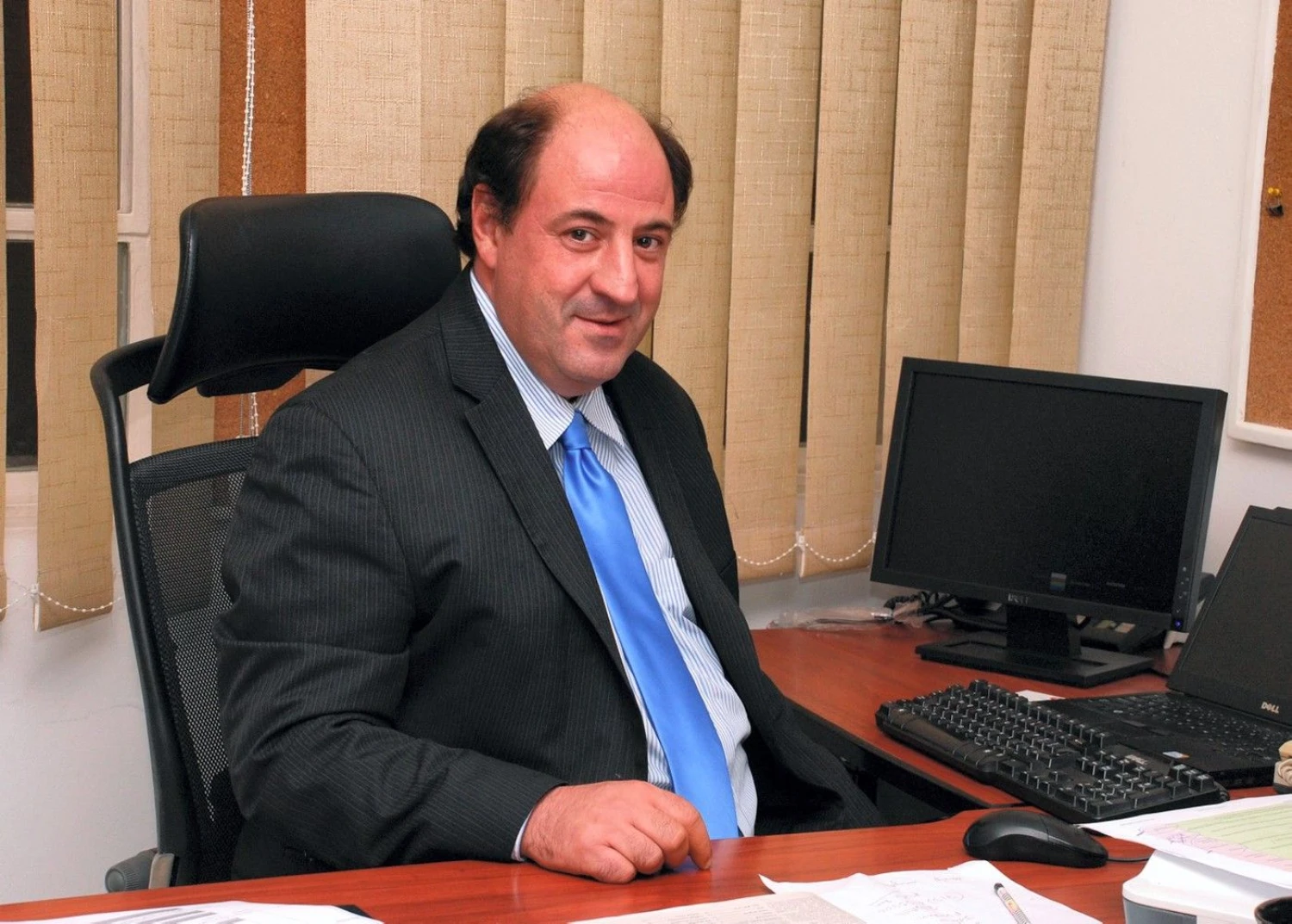 Tarptautinės Amerikos mokyklos Vilniuje (AISV) vadovas p. Stephane Ruz.