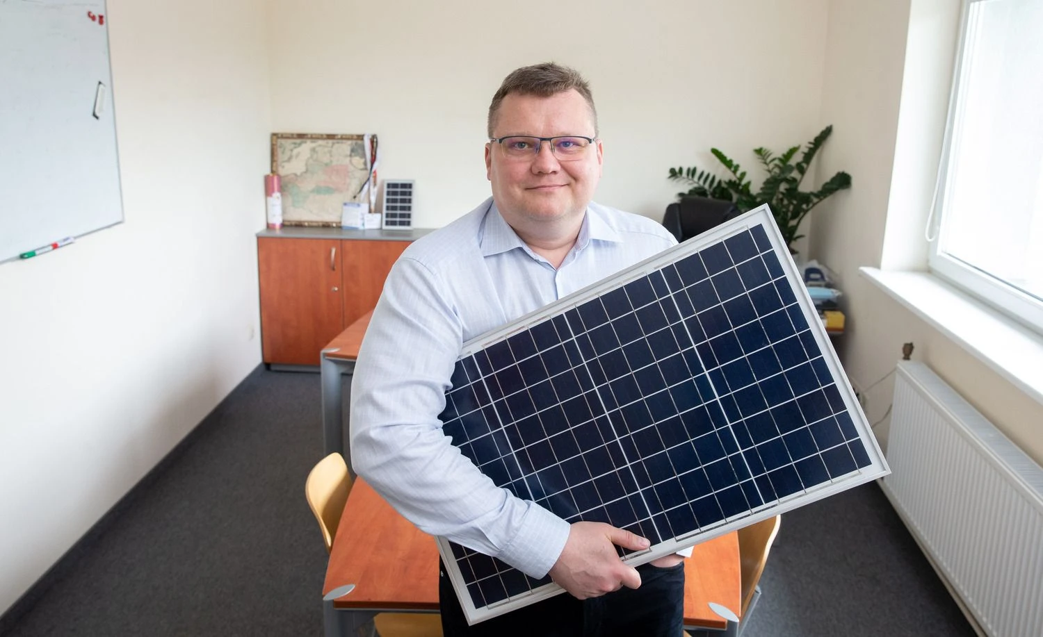 Andrius Karazinas, UAB „Solet Technics“ generalinis direktorius. Juditos Grigelytės (VŽ) nuotr.