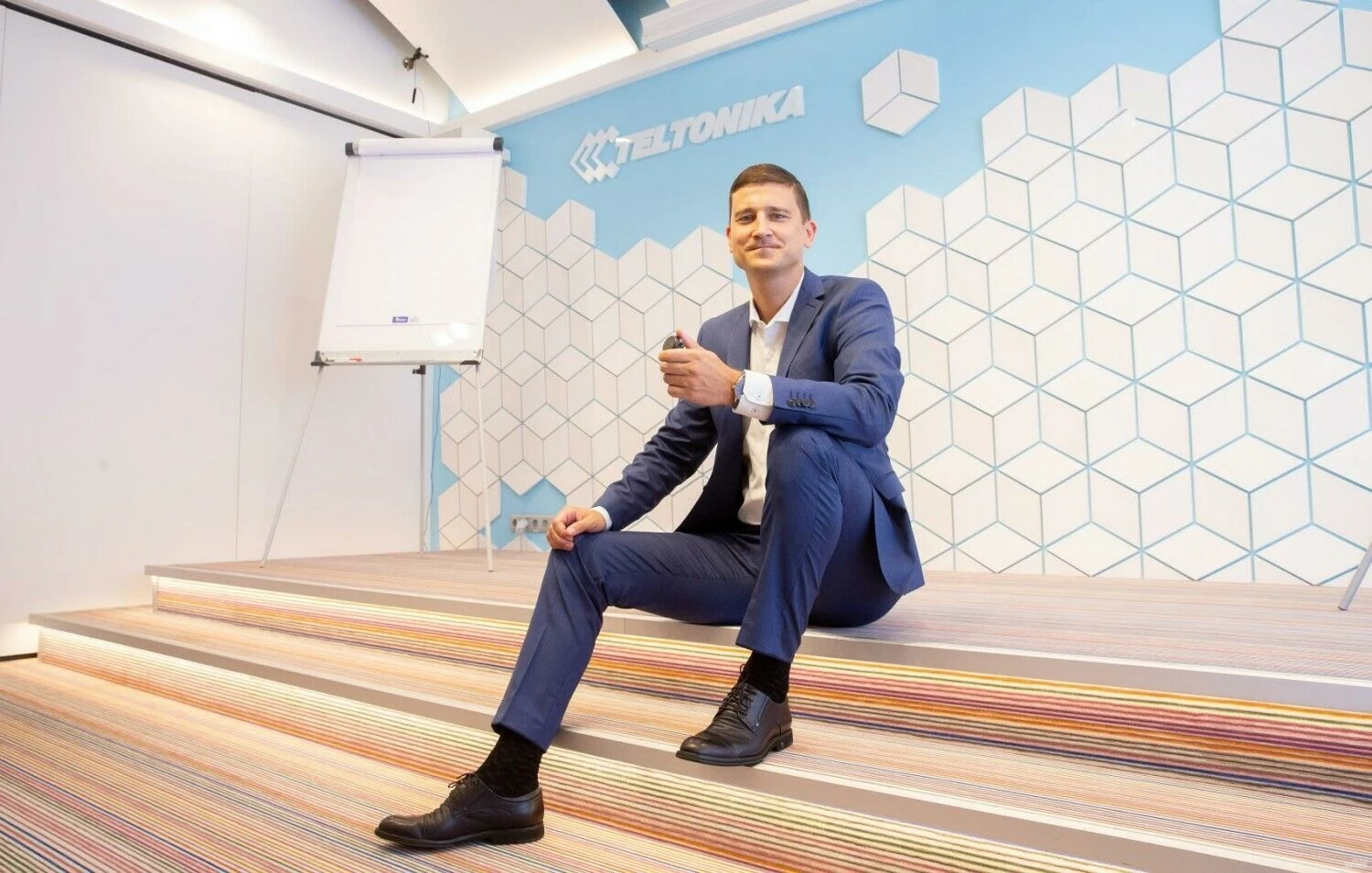 Antanas Šegžda, UAB „Teltonika Telematics“ direktorius. Juditos Grigelytės (VŽ) nuotr.