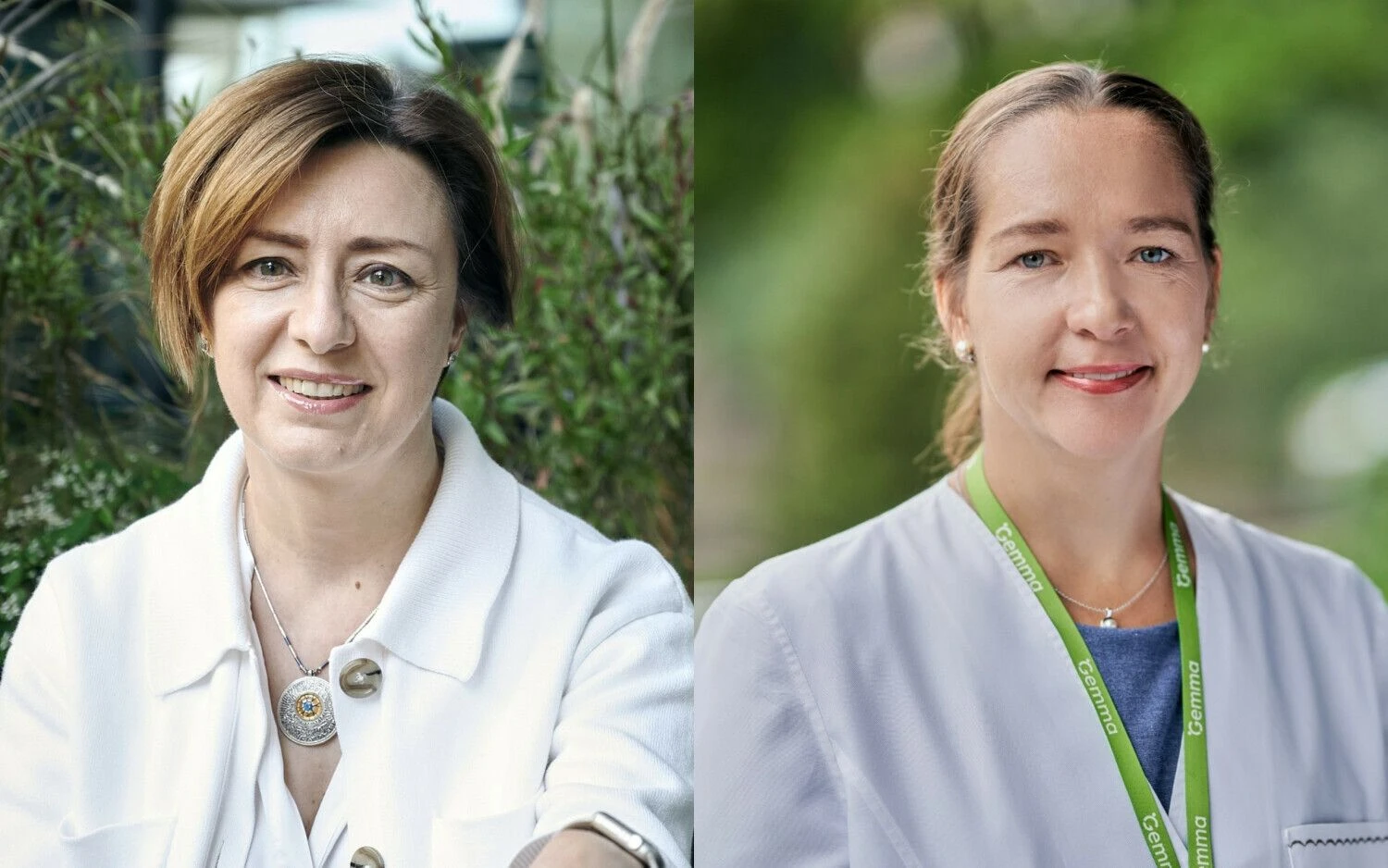 Valė Samanavičiūtė-Abromavičienė (kairėje), „Gemma“ Vievio namų direktorė, Vilma Raškelienė, slaugos vadovė. Įmonės nuotr.