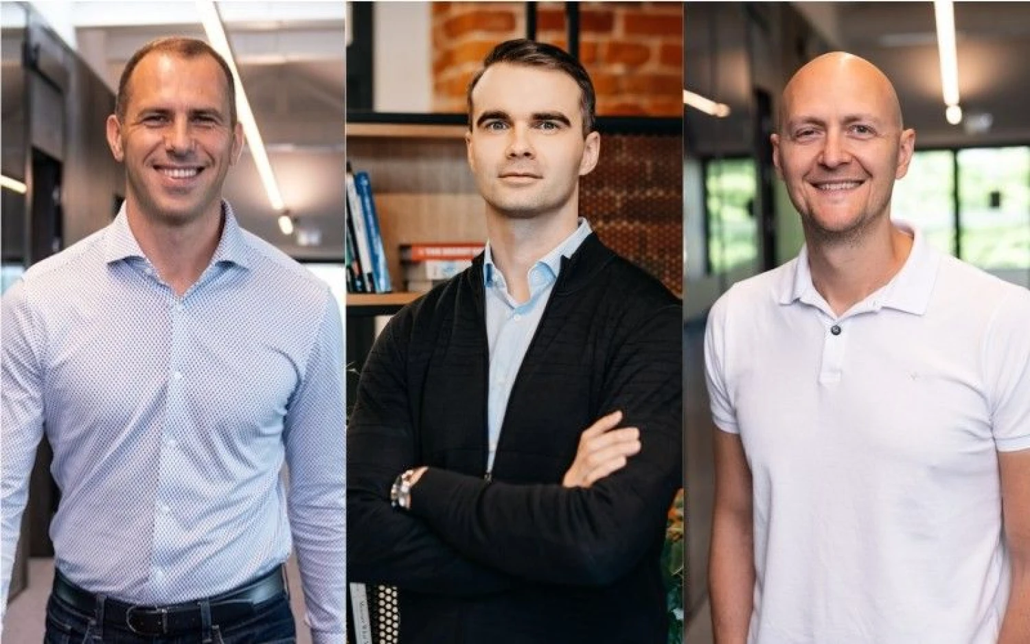 JAV programavimo paslaugų įmonės „Devbridge“ įkūrėjai – Martynas Stašaitis, Viktoras Gurgždys, Aurimas Adomavičius.


