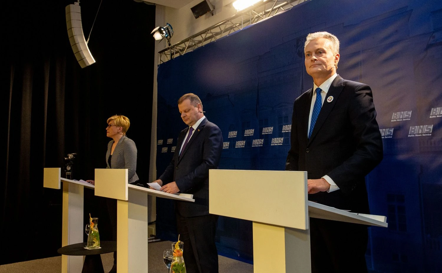 Kandidatų į prezidentus debatai M. Mažvydo bibliotekoje. Juditos Grigelytės (VŽ) nuotr.