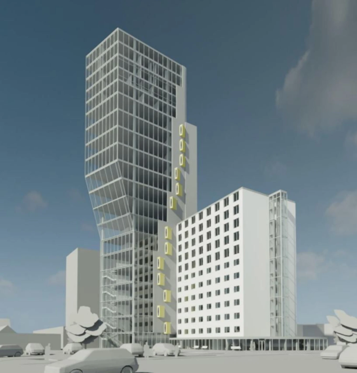 Bendrovės vizualizacija.