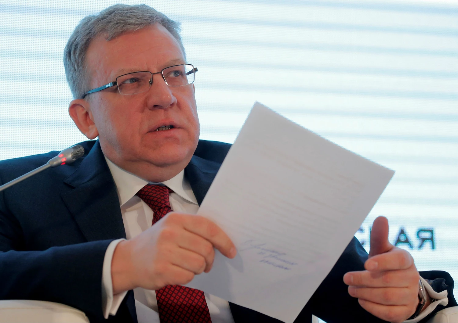 Aleksejus Kudrinas, buvęs Rusijos finansų ministras, siūlo Rusijai plačią reformų programą. Maksimo Šemetovo („Reuters“ / „Scanpix“) nuotr.  