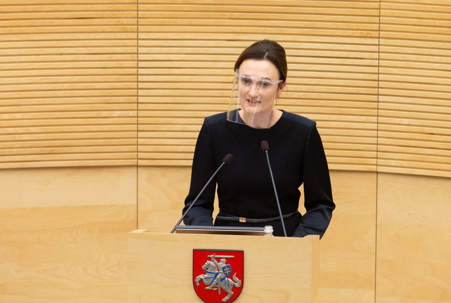 Seimo pirmininkė Viktorija Čmilytė-Nielsen. Juditos Grigelytės (VŽ) nuotr.
