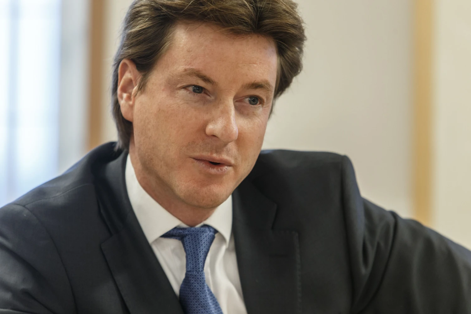 Peteris Gage Morrisas, pagrindinis „Nordikos“ investuotojas: „Tai tikrai ideali vieta pietinėje miesto dalyje.“ Vladimiro Ivanovo (VŽ) nuotr. 