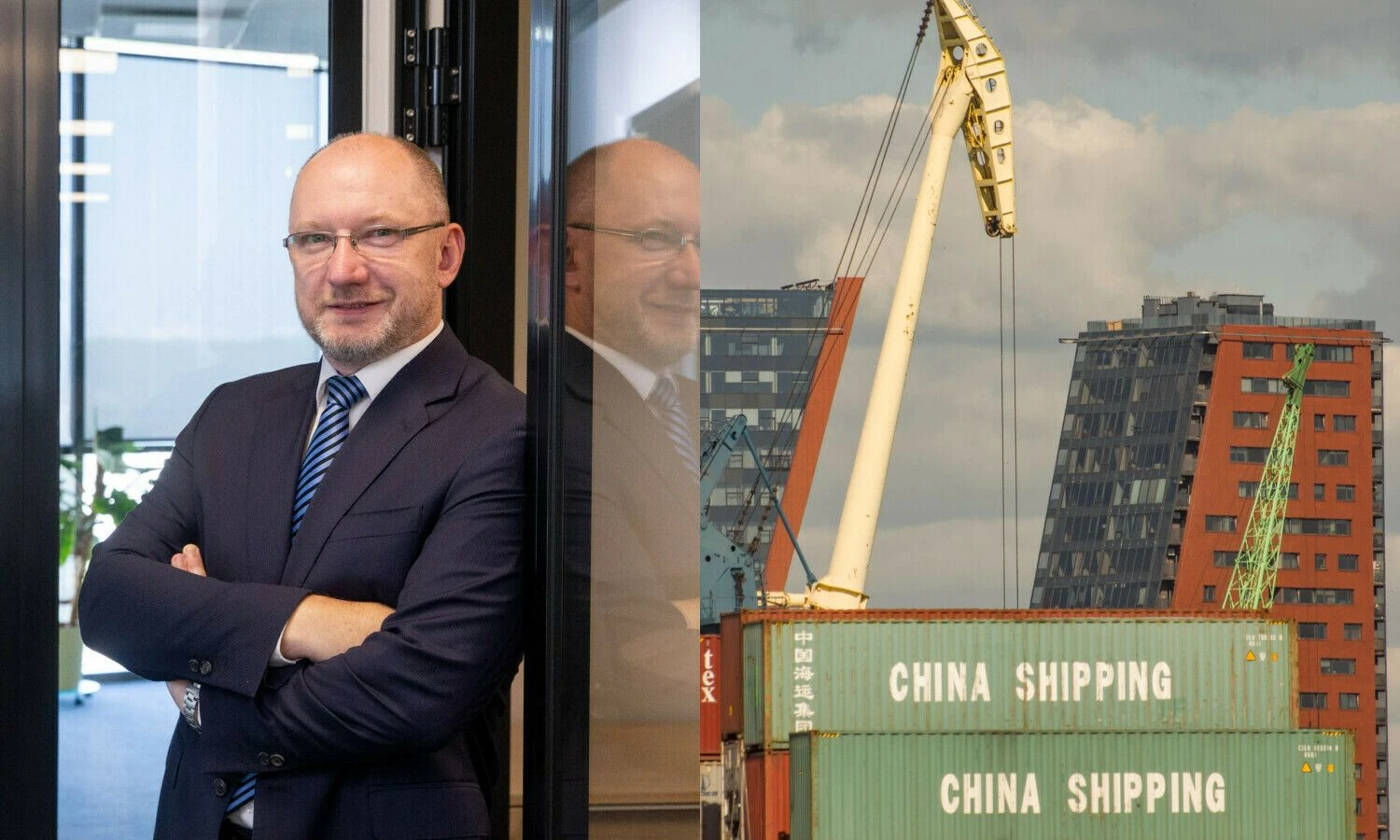 Kęstutis Motiejūnas, „Invegos“ generalinis direktorius. VŽ koliažas