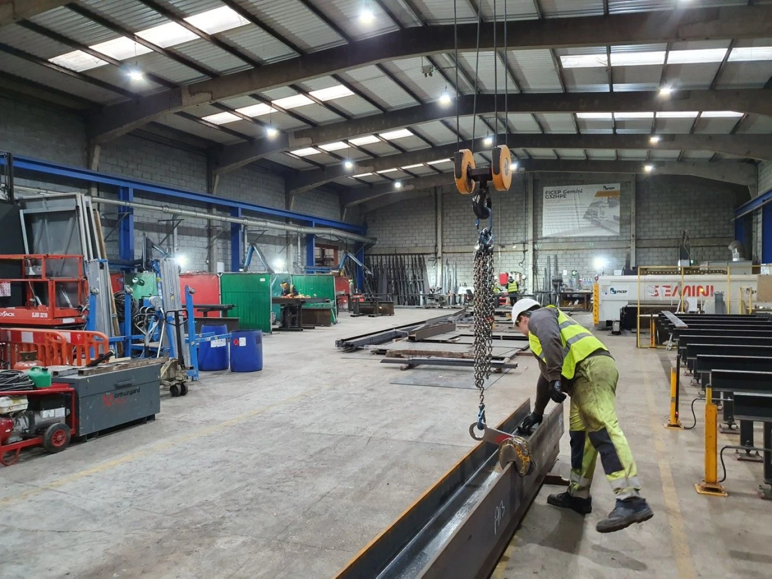 Lietuviams priklausančios plieno perdirbimo įmonės „A13 Steel“ savininkai nekantriai laukia aiškumo, kokie bus JK ir ES santykiai ateityje. Stasio Gudavičiaus (VŽ) nuotr. 