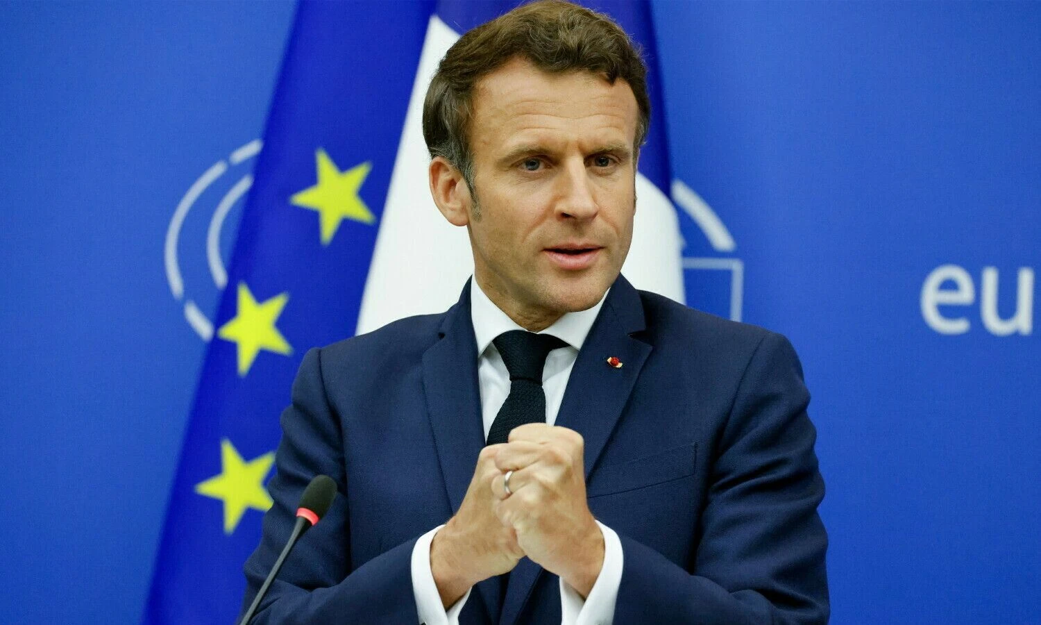 Emmanuelis Macronas, Prancūzijos prezidentas. Ludovic Marin („Reuters“ / „Scanpix“) nuotr.