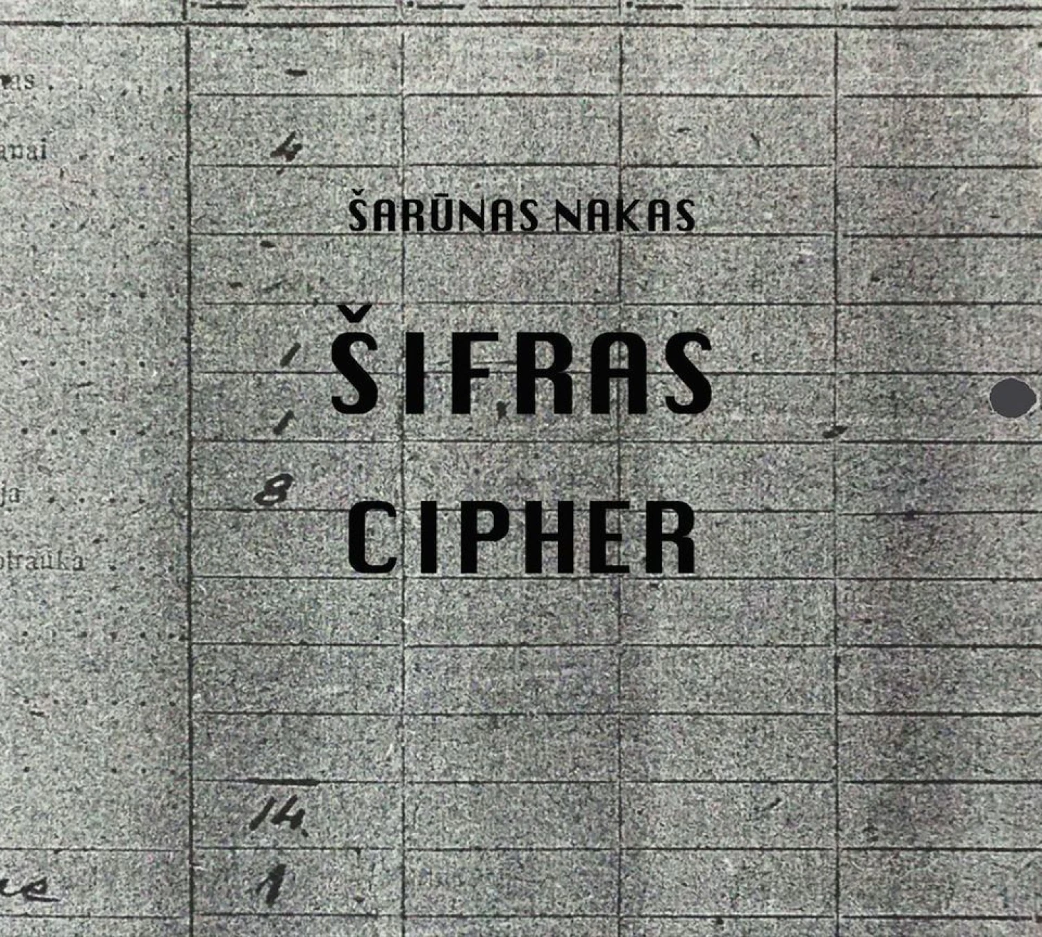 „Šifras“, Šarūnas Nakas, „Garsai ir blyksniai“, ZIQQU 007-2017. mamastudios.eu nuotr.