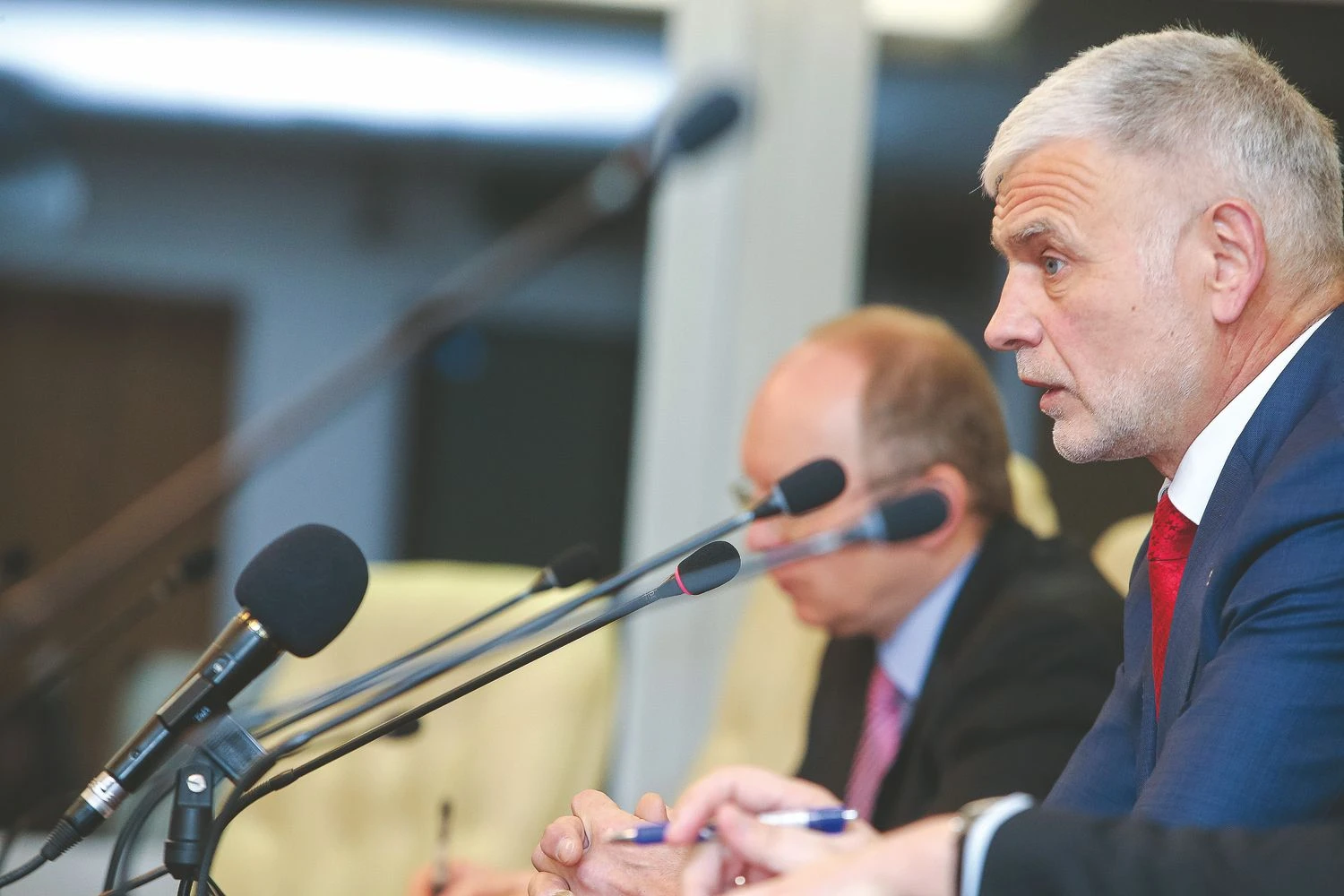 Bronius Markauskas, žemės ūkio ministras, sako, kad parengtą žemėlapį dar reikės apsiginti EK. Vladimiro Ivanovo ( VŽ) nuotr.