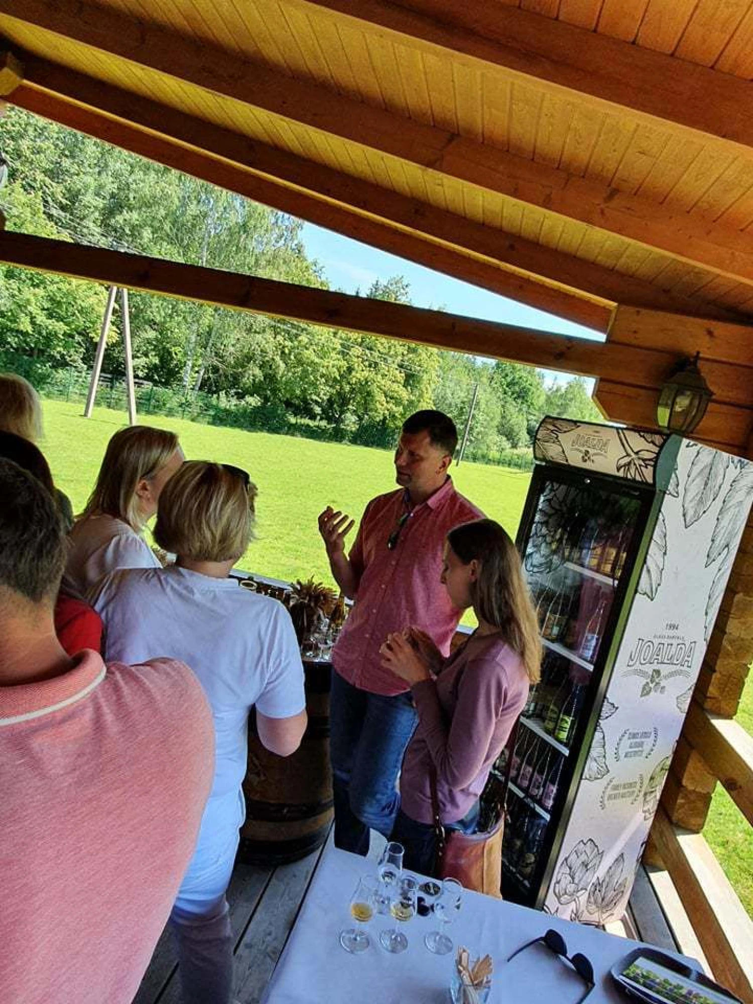 Degustacija „Joaldos“ darykloje. Įmonės nuotr.