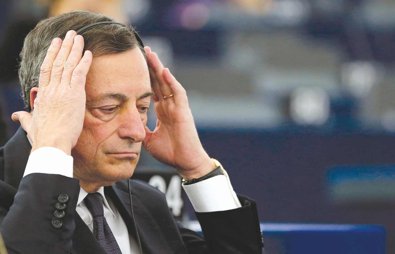 ECB vadovas Mario Draghi: „Reformų atidėliojimo kaina – per didelė.“ Vincent‘o Kesslerio („Reuters“ / „Scanpix“) nuotr.