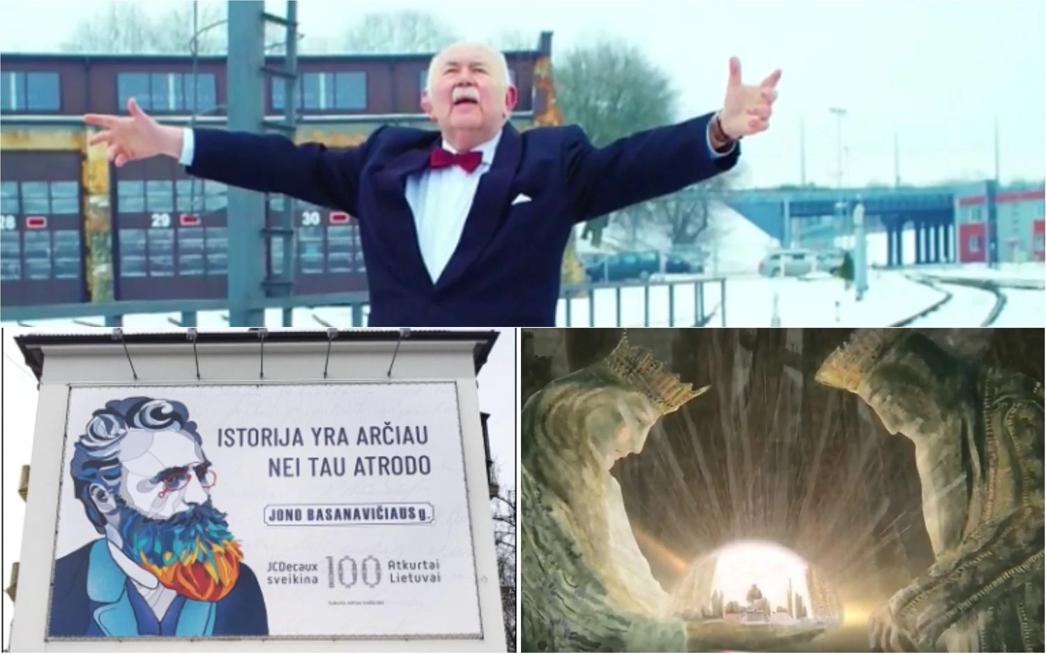 VŽ koliažas.