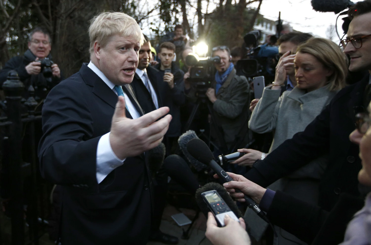 Borisas Johnsonas, Londono meras.  Peterio Nichollso („Reuters“) nuotr.