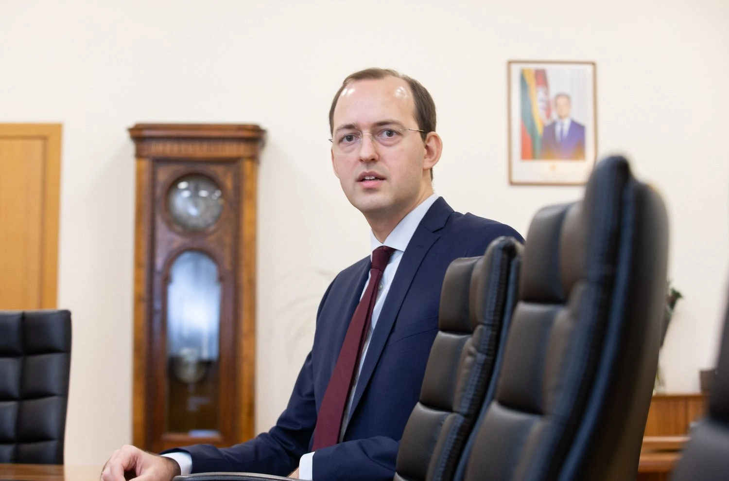 Marius Skuodis, susisiekimo ministras. Juditos Grigelytės (VŽ) nuotr.