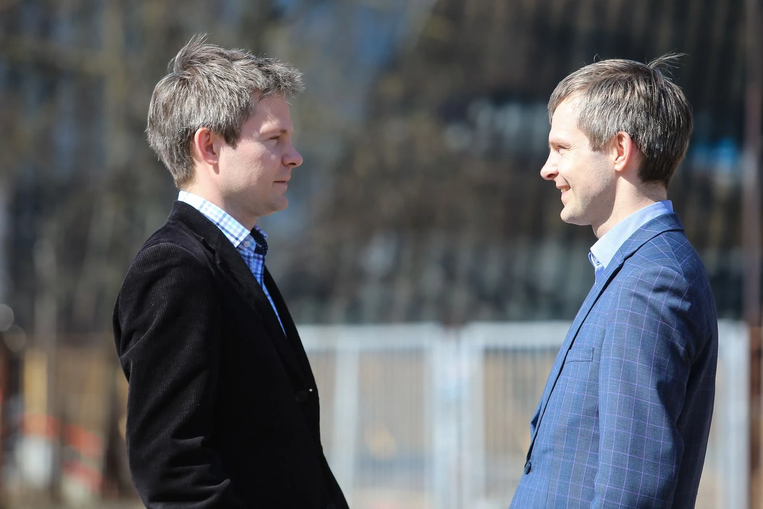 Algimantas Laurinavičius – UAB „Hanner“ finansų direktorius ir Antanas Laurinavičius – UAB IKFA finansų direktorius. Vladimiro Ivanovo (VŽ) nuotr.