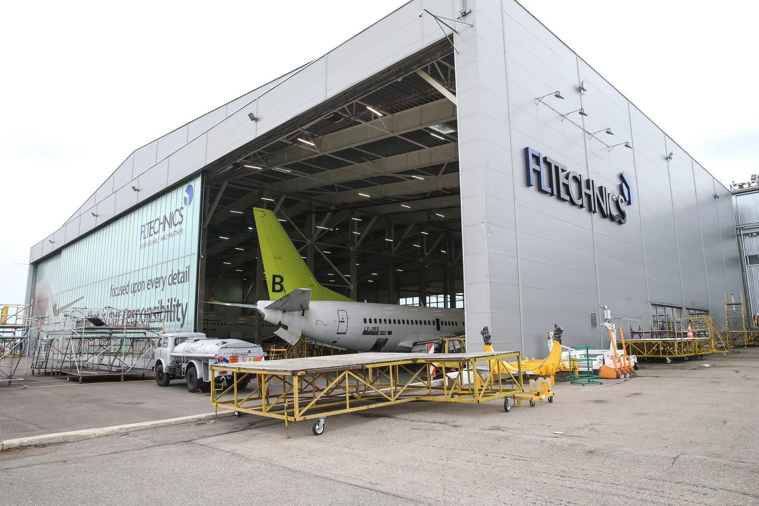 Vyriausybė nepritarė „FL Technics“ angaro plėtrai Vilniaus oro uoste. Vladimiro Ivanovo (VŽ) nuotr.