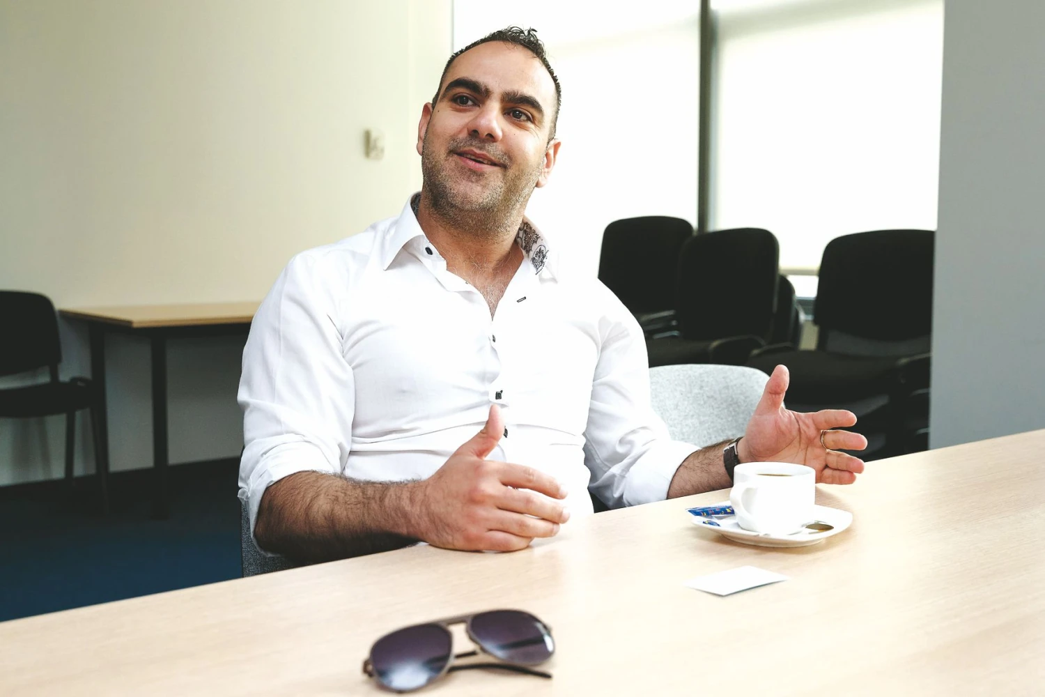 Zacky Zackaria, „Almashhadawi Kingstore“ atstovas, mano, kad netrukus grįš pasirašyti sutarčių.
Vladimiro ivanovo (vž) nuotr.