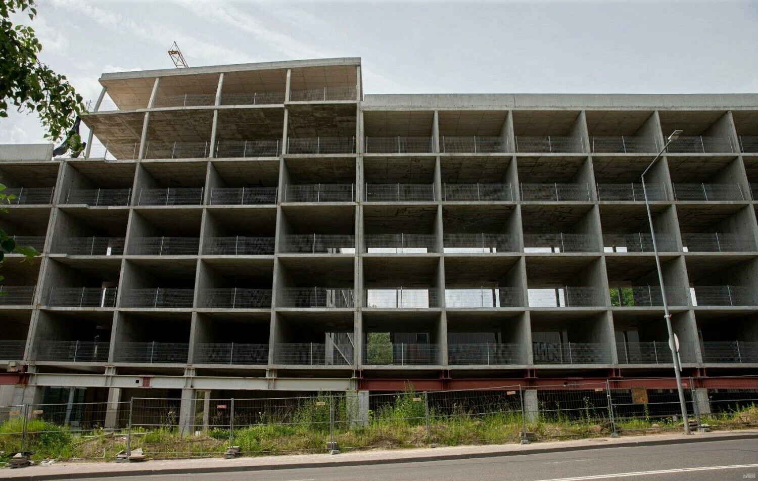 Nevykstančios „DoubleTree by Hilton“ viešbučio statybos Vilniuje. Juditos Grigelytės (VŽ) nuotr.