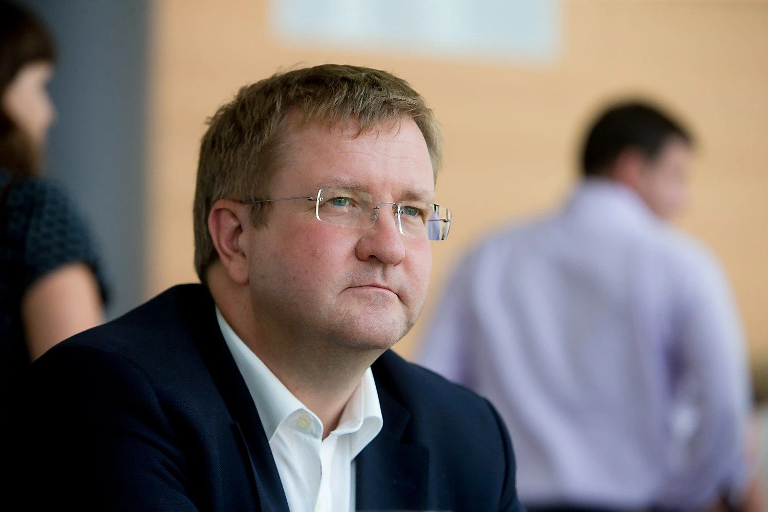 Girtas Berzinis, banko „Swedbank“ grupės valdybos narys, Baltijos šalių klientų aptarnavimo kompetencijų centro vadovas. Juditos Grigelytės (VŽ) nuotr.